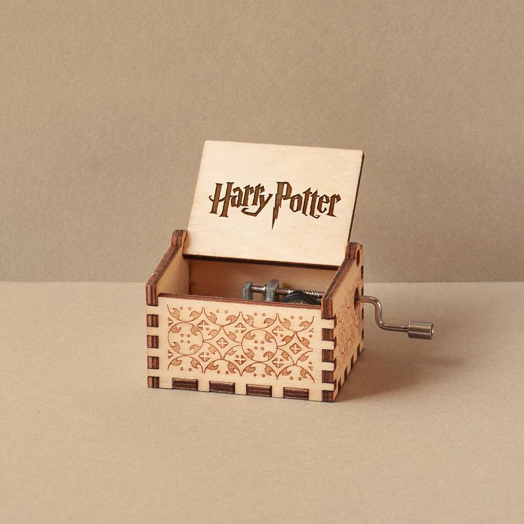 Engraved Harry Potter music box